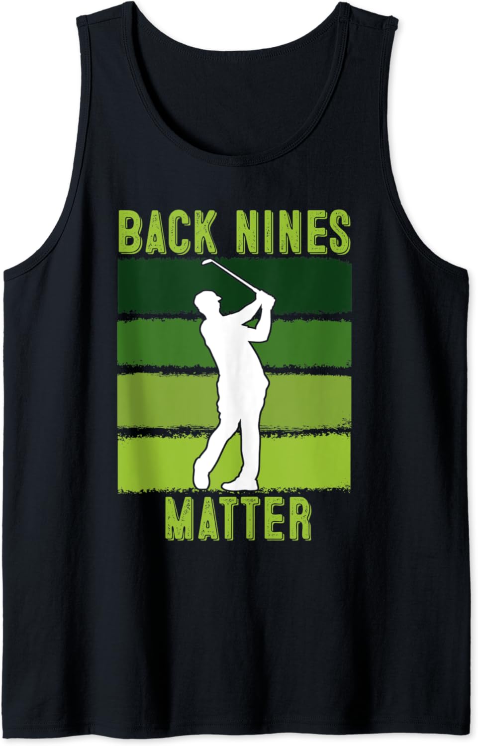 Mens Back Nines Matter Retro Golfer Funny Golf Tank Top Amazon.co.uk Fashion